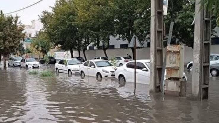 باران سیل‌آسا در مازندران؛ خیابان‌های چند شهر زیر آب رفت