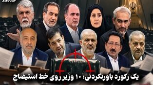 سیاست نامه | یک رکورد باورنکردنی :۱۰ وزیر روی خط استیضاح