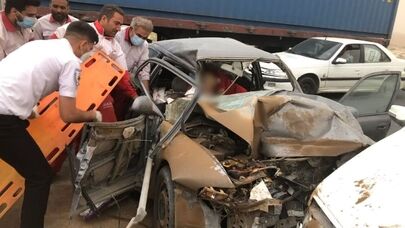 حادثه مرگبار در آزادراه قم–کاشان؛ یک فوتی و ۲ مصدوم