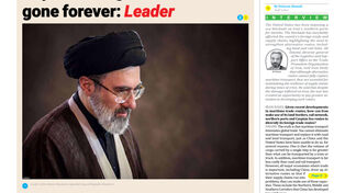 Front pages of Iran's English dailies on September 29