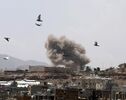 حملات هوایی عربستان به مناطقی در استان عمران یمن