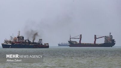 Oil tanker on fire after hitting mines in Hormuz: Iran Army