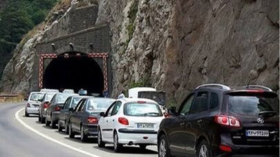 ترافیک سنگین در مسیر شمال؛ چالوس و آزادراه تهران–شمال یک‌طرفه شدند