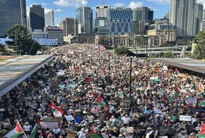 Австралийцы протестуют против Израиля после объявления голода в Газе