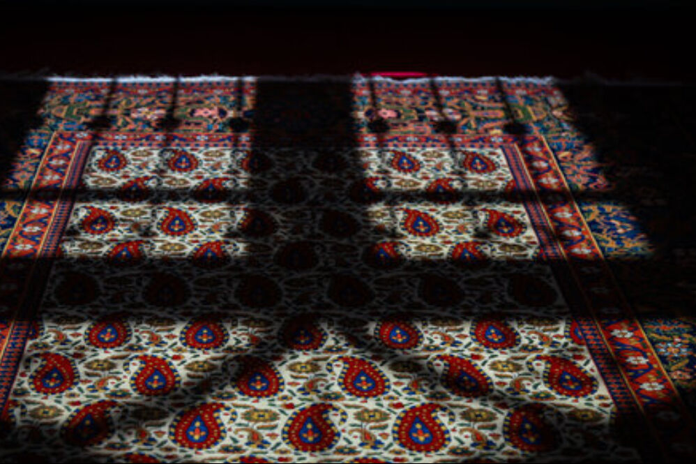Historic Qajar-era Persian carpet unveiled in Tehran