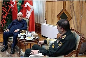 قائد قوات الحشد الشعبي العراقي يلتقي بالعميد 