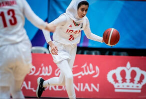 دختران بسکتبال ایران به مدال نقره رسیدند