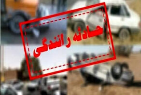 مرگ خواهر و برادر در تصادف کامیون در جزیره قشم+فیلم