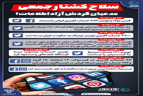 اینفوگرافی: مدعیان گردش آزاد اطلاعات
