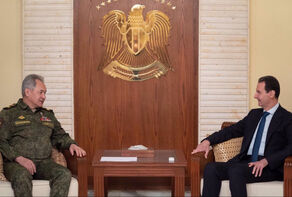 Russian Defense Minister meets with Syrian President in Damascus