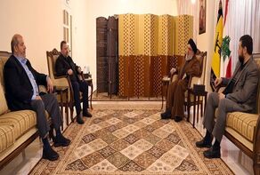 السيد نصر الله يستقبل وفدا رفيعا من حماس