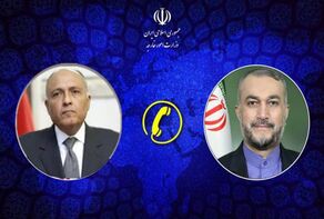 Iran's FM phone call with his Egyptian counterpart