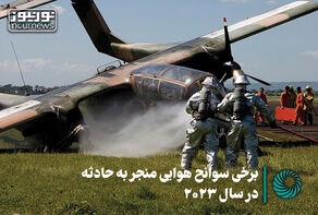 برخی سوانح هوایی منجر به حادثه در سال 2023 +فیلم