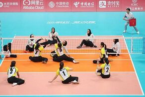 Iran women's sitting volleyball team beats Japan in Dali