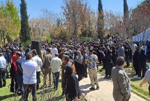 رضا داوود نژاد به خاک سپرده شد