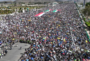 تظاهرات حاشدة بمختلف محافظات اليمن تنديدا بالعدوان على غزة