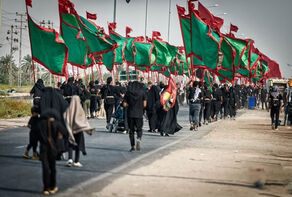 Iranians simulating Arbaeen Walk across country