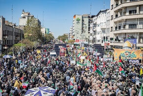 راهپیمایی روز قدس در تهران و سراسر کشور/حضور مسئولان کشوری و لشکری / قرائت بیانیه پایانی