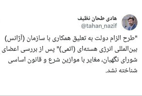 جزییات قانون جنجالی تعلیق همکاری‌ ایران با آژانس بین‌المللی انرژی اتمی
