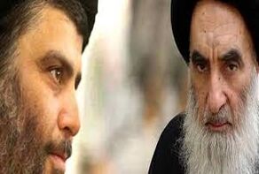 دیدار مقتدی صدر با آیت‌الله سیستانی در نجف