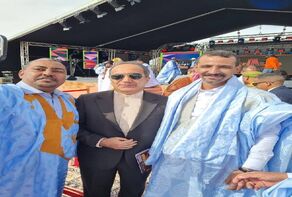 Iranian ambassador meets Mauritanian culture minister