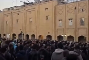 تجمع پراکنده بازاریان در مشهد