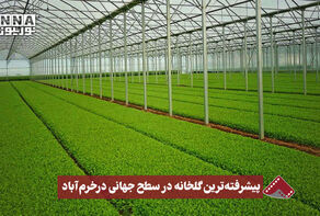نورنما | پیشرفته‌ترین گلخانه در سطح جهانی در خرم‌آباد
