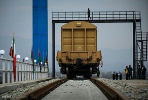 1st rail cargo headed to international destination from Yazd dry port