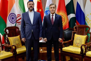 دیدار غریب‌آبادی با دبیرکل سازمان همکاری شانگهای