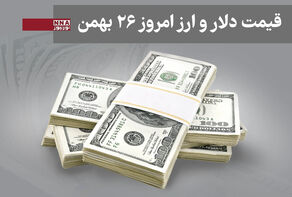 قیمت دلار و سایر ارزها امروز یکشنبه 26 بهمن 1404+ جدول