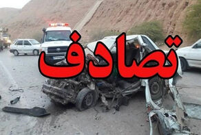 برخورد رو‌در‌رو کمپرسی و سواری در شمال اردبیل