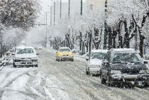 بارش برف و باران در 10 استان