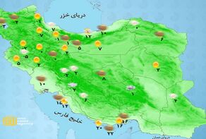 وضعیت آب و هوا امروز جمعه 8 اسفند1404 + وضعیت استان‌ها