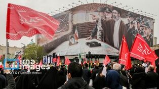 گزارش تصویری| راهپیمایی روز قدس در تهران