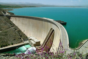 افزایش بارندگی‌ها، سد علویان مراغه را پر کرد