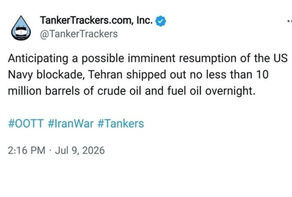 خروج اضطراری نفت ایران قبل از محاصره دریایی آمریکا