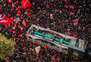 گزارش تصویری| تشییع پیکر مطهر رهبر شهید انقلاب اسلامی در مشهد مقدس
