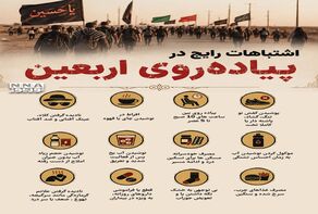 نوراینفو | اشتباهات رایج در پیاده روی اربعین