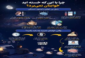نوراینفو | چرا با وجود خستگی خوابتان نمی‌برد؟ راهکارهای مؤثر برای خواب راحت