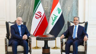 قاليباف يلتقي رئيس مجلس القضاء الاعلى في العراق