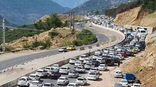 هشدار پلیس راه به مسافران؛ ترافیک سنگین در آزادراه تهران ـ شمال و کرج ـ چالوس