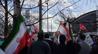 فریاد «اسرائیل را تحریم کنید» در آمستردام؛ حمایت از فلسطین، لبنان و ایران در برلین