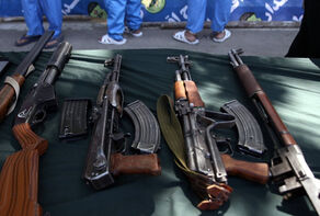 عملیات 48 ساعته پلیس خوزستان؛ 153 سلاح غیرمجاز کشف شد