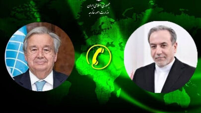 مكالمة هاتفية بين عراقجي والأمين العام للأمم المتحدة