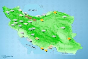 وضعیت آب و هوا امروز چهارشنبه 15 مهر ؛ رگبار و رعدوبرق در ۹ استان کشور