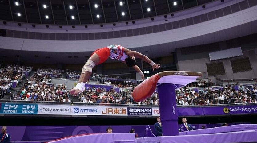 Iranian gymnast Olfati wins silver at 2026 Asian Games