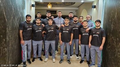 تیم ملی کشتی فرنگی زیر ۲۳ سال ایران راهی آمریکا شد