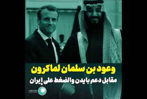 وعود بن سلمان لماكرون مقابل دعم بايدن والضغط على إيران