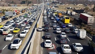 آخرین وضعیت ترافیک جاده‌ها امروز؛ ترافیک نیمه‌سنگین در هراز و آزادراه‌های تهران