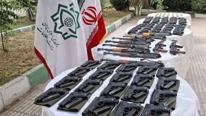بازداشت ۲ تروریست و کشف ۱۰۹ قبضه سلاح جنگی در کرمانشاه